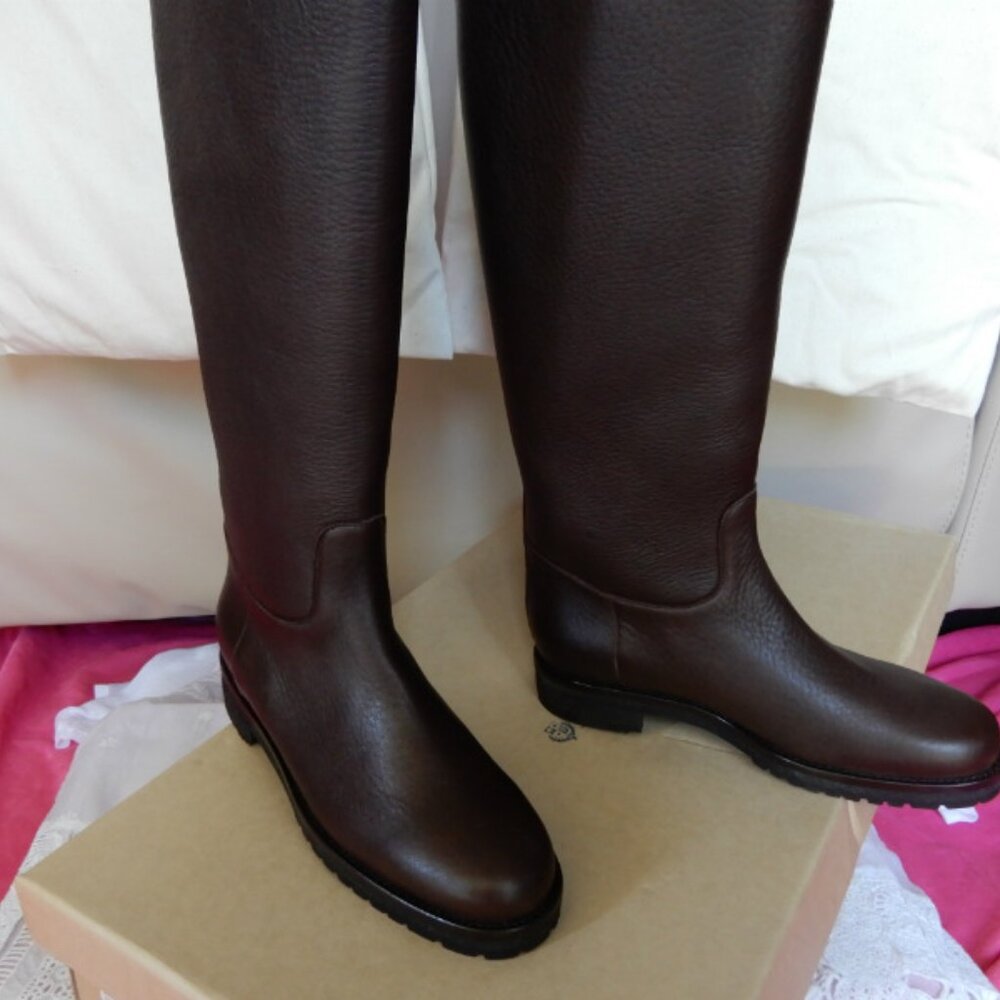 NIB $2725 Auth.Loro Piana Sauvanne Alce Soft Boots Elk Leather Cashmere 39 US - Picture 5 of 11